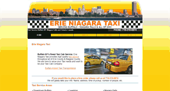 Desktop Screenshot of erieniagarataxi.com